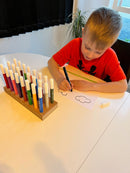 Tuscher 24 stk i pose med træklods