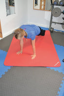 Gymnastikmåtte - blå 180x120 cm. - Billede 1