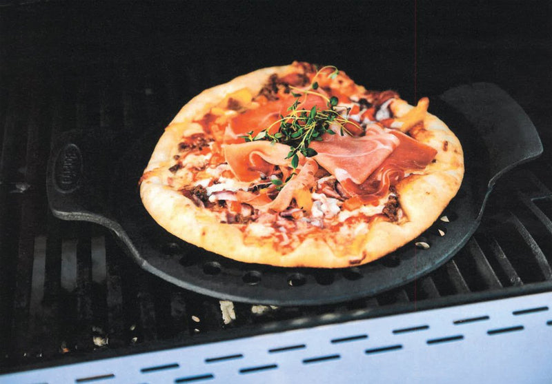 Pizzaplade af støbejern - 1 stk - Ø30 cm - Bon-fire. - Billede 1