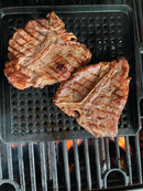 Grillplade af støbejern - 1 stk - 29x36 cm - Bon-fire - Billede 1