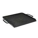 Grillplade af støbejern - 1 stk - 29x36 cm - Bon-fire - Billede 1