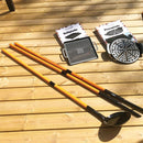 Grillplade af støbejern - 1 stk - 29x36 cm - Bon-fire - Billede 1