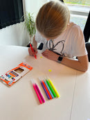 Neon tuscher 8 stk assorteret