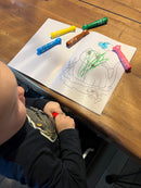 Tuscher m/baby greb - 6 forskellige farver