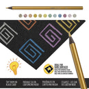 Farveblyanter 12 Metallic 6-kantet 3,3mm - Billede 1