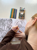 Farveblyanter Metallic - 12 forskellige farver