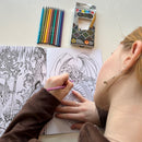 Farveblyanter Metallic - 12 forskellige farver