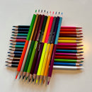 Farveblyanter - 24 stk dobbelt - 48 farver