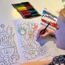 Farveblyanter - 24 stk dobbelt - 48 farver