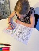 Farveblyanter - 24 stk dobbelt - 48 farver