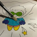 Akvarel tuscher 12 stk m/brush tip