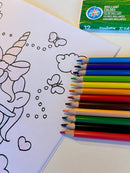 Farveblyanter - 12 stk. forskellige farver