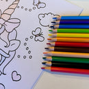 Farveblyanter - 12 stk. forskellige farver