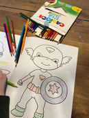 Farveblyanter - 24 stk. forskellige farver