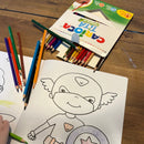 Farveblyanter - 24 stk. forskellige farver