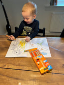 3-i-1 farvekridt Baby - 6 stk. forskellige farver