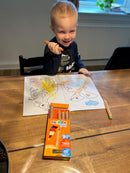 3-i-1 farvekridt Baby - 6 stk. forskellige farver