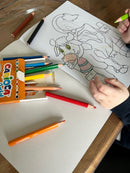 Farveblyanter baby - 10 forskellige farver