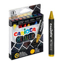 Metallic voks farvestifter 8 stk trekant - Billede 1