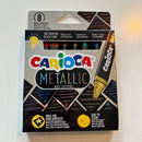 Metallic voks farvestifter - 8 stk. forskellige farver