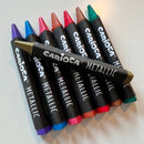 Metallic voks farvestifter - 8 stk. forskellige farver