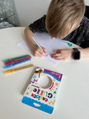 Glitter markers tuscher - 6 stk. forskellige farver