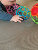 Oball Rattle babylegetøj bold - 1 stk - Ø:9 cm - Fra 0 år. - Billede 1