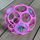 Oball Rattle babylegetøj bold - 1 stk - Ø:9 cm - Fra 0 år.
