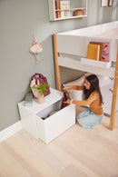 Opbevaringsbænk - Hvid - FLEXA