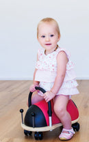 Skubber Wheely Bug Mariehøne - Lille - Fra 1 år. - Billede 1