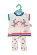 BABY born Outfit i Strik - 43 cm - Fra 3 år. - Billede 1