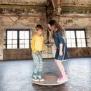 Wobbel 360 Rundt Vippebræt med filt - Lysegrå - fra 2 år. - Billede 1