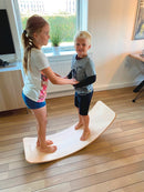 Wobbel XL Vippebræt i FSC-træ med Lysegrønt Filt - fra 6 år. - Billede 1