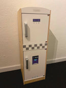 Legekøkken Køle/fryseskab i træ fra MaMaMeMo - Hvid - Fra 3 år. - Billede 1