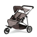 Mamamemo Dolls Tvillingeklapvogn- Grå - Fra 3 år. - Billede 1