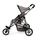 Mamamemo Dolls Tvillingeklapvogn- Grå - Fra 3 år. - Billede 1