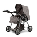 Mamamemo Dolls Dukkevogn M/lift- Grå- Fra 3 år. - Billede 1