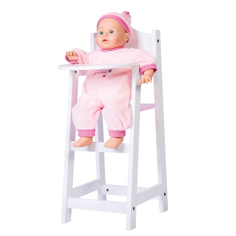 Dukkestol fra Mini Mommy - Dukke Højstol i træ. - Billede 1