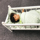 Dukkeseng i træ - hvid. - Billede 1