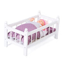 Dukkeseng i træ - hvid. - Billede 1