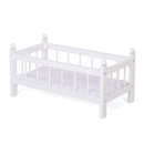 Dukkeseng i træ - hvid. - Billede 1