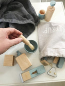 Barbersæt til rolleleg, i FSC-træ - 8 dele - byAstrup - Fra 3 år. - Billede 1