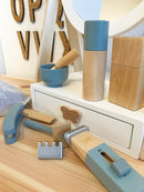 Barbersæt til rolleleg, i FSC-træ - 8 dele - byAstrup - Fra 3 år. - Billede 1