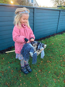 By Astrup Kæphest - Grå- 90 cm- fra 3 år. - Billede 1