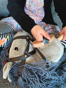 By Astrup Kæphest - Grå- 90 cm- fra 3 år. - Billede 1