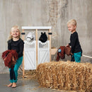 Kæphest af poppeltræ - Brun - L:90 cm - Fra 3 år. - Billede 1