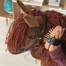 Kæphest af poppeltræ - Brun - L:90 cm - Fra 3 år. - Billede 1