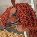 Kæphest af poppeltræ - Brun - L:90 cm - Fra 3 år. - Billede 1