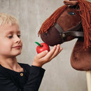 Kæphest af poppeltræ - Brun - L:90 cm - Fra 3 år. - Billede 1