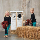 Kæphest af poppeltræ - Sort - L:90 cm - Fra 3 år. - Billede 1